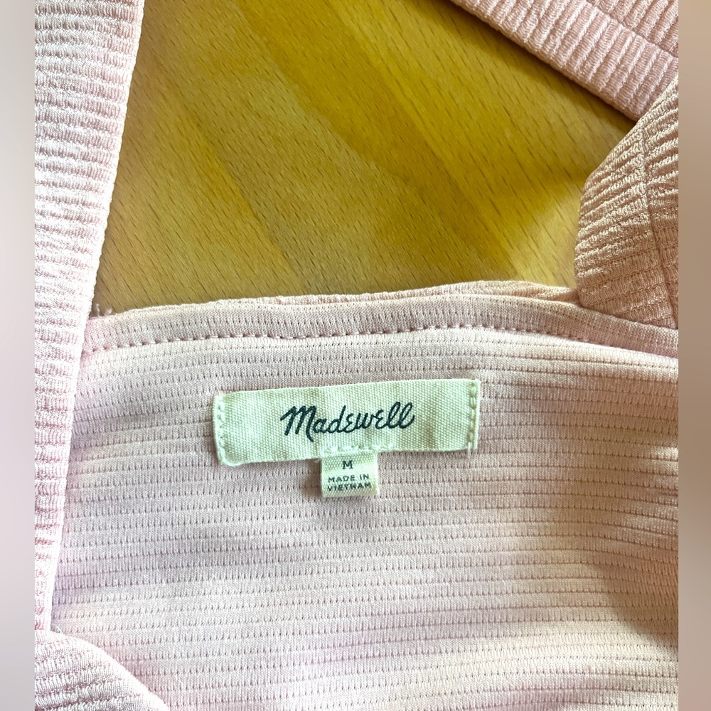 MADEWELL Cross-back Ruffle Top - Picture 2 of 2